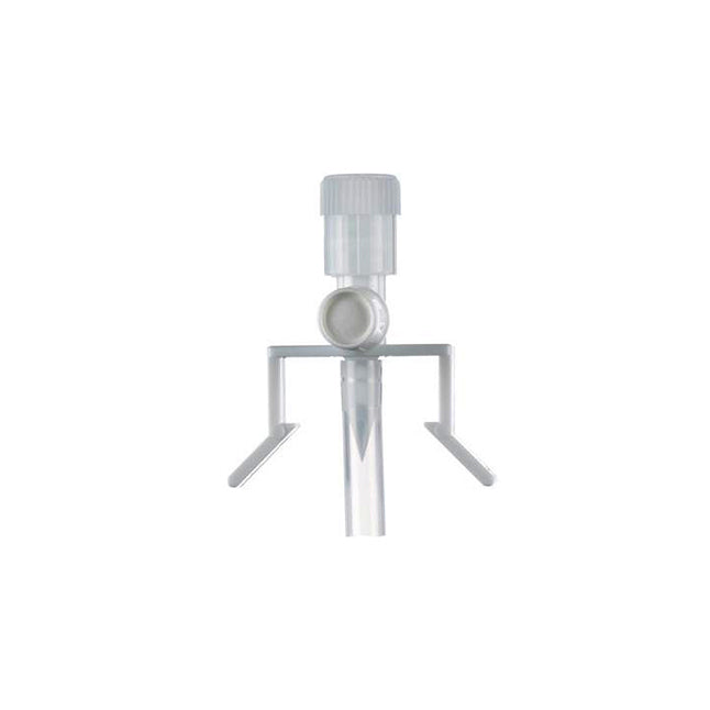 Mini-spike® Dispensing Pin, with Security Clip, Proximal Luer Lock Connector