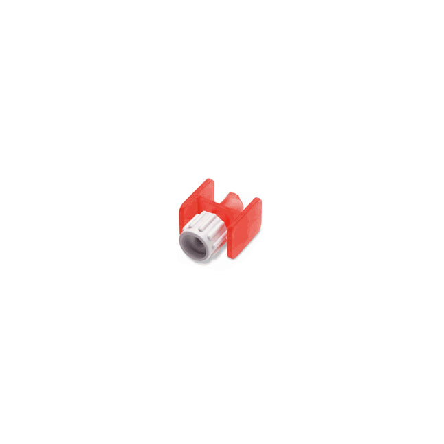 RAPIDFILL Connector, Luer Lock-to-Luer Lock, Red