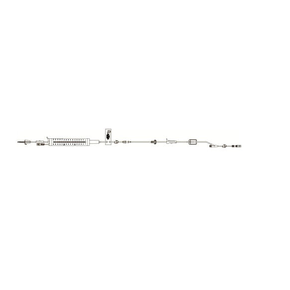 SET SMALLBORE BURETTE 125IN 20 DR FILTER ALARIS 10EA/CA