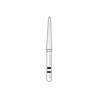 Two Striper® Diamond Burs – FG, Very Fine, Yellow, 5/Pkg