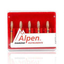 Alpen Multi Use Diamond Burs – FG, Football - 3Z Dental (4951731699757)