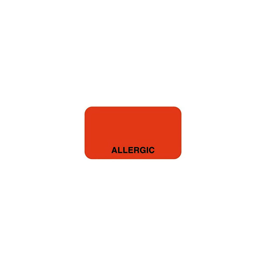 Allergy Alert Label