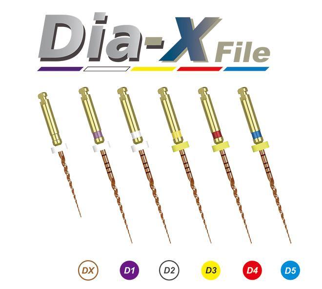Dia-X Rotary Files 4 files/box (19 & 21 MM) - 3Z Dental