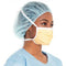 Fluidshield Fog-Free Surgical Masks – ASTM Level 3, Pleated Style with Ties, Orange, 50/Pkg
