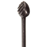 Tungsten Steel Acrylic Trimming Burs, 12/Pkg