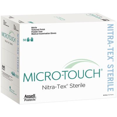 Micro-Touch® Nitra-Tex® Nitrile Examination Gloves Sterile – Powder Free, Sterile