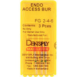 Endo-Access Stainless Steel Burs – FG, 10.0 mm Length, 3/Pkg