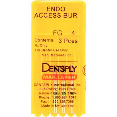 Endo-Access Stainless Steel Burs – FG, 10.0 mm Length, 3/Pkg