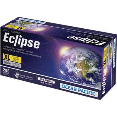 Eclipse Nitrile Exam Gloves – Powder Free, Latex Free, Nonsterile, Midnight Blue, 200/Pkg