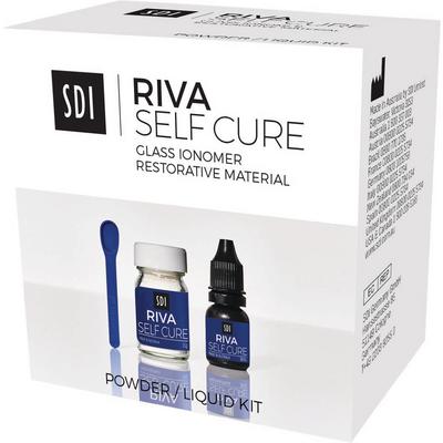 Riva Self-Cure Glass Ionomer Restorative, Powder-Liquid Kit/Starter Kit