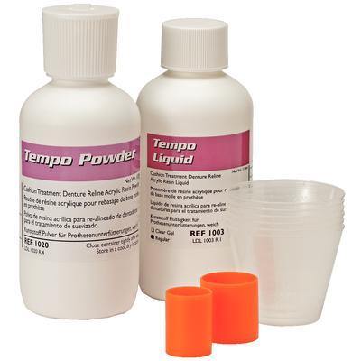 Tempo™ Reline Acrylic Resin – Professional Package Clear - 3Z Dental (5768094351524)
