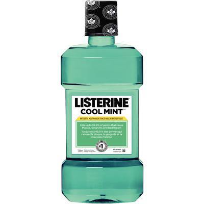 Listerine® Cool Mint™ Antiseptic Mouthwash – 1.5 Liter Bottle, 6/Pkg - 3Z Dental (4952050565165)