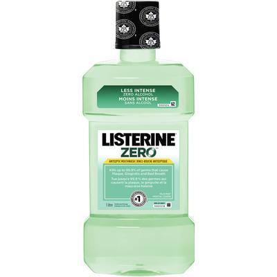 Listerine® Zero® Mouthwash – 1 Liter Bottles, 6/Pkg - 3Z Dental (6085654905024)
