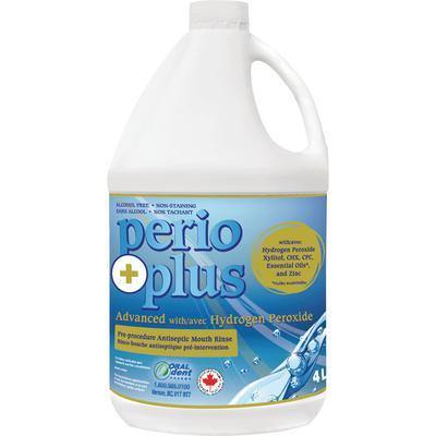 PerioPlus Advanced Preprocedural Mouth Rinse with 1% Hydrogen Peroxide, 4 Liter Bottle - 3Z Dental (6085643632832)