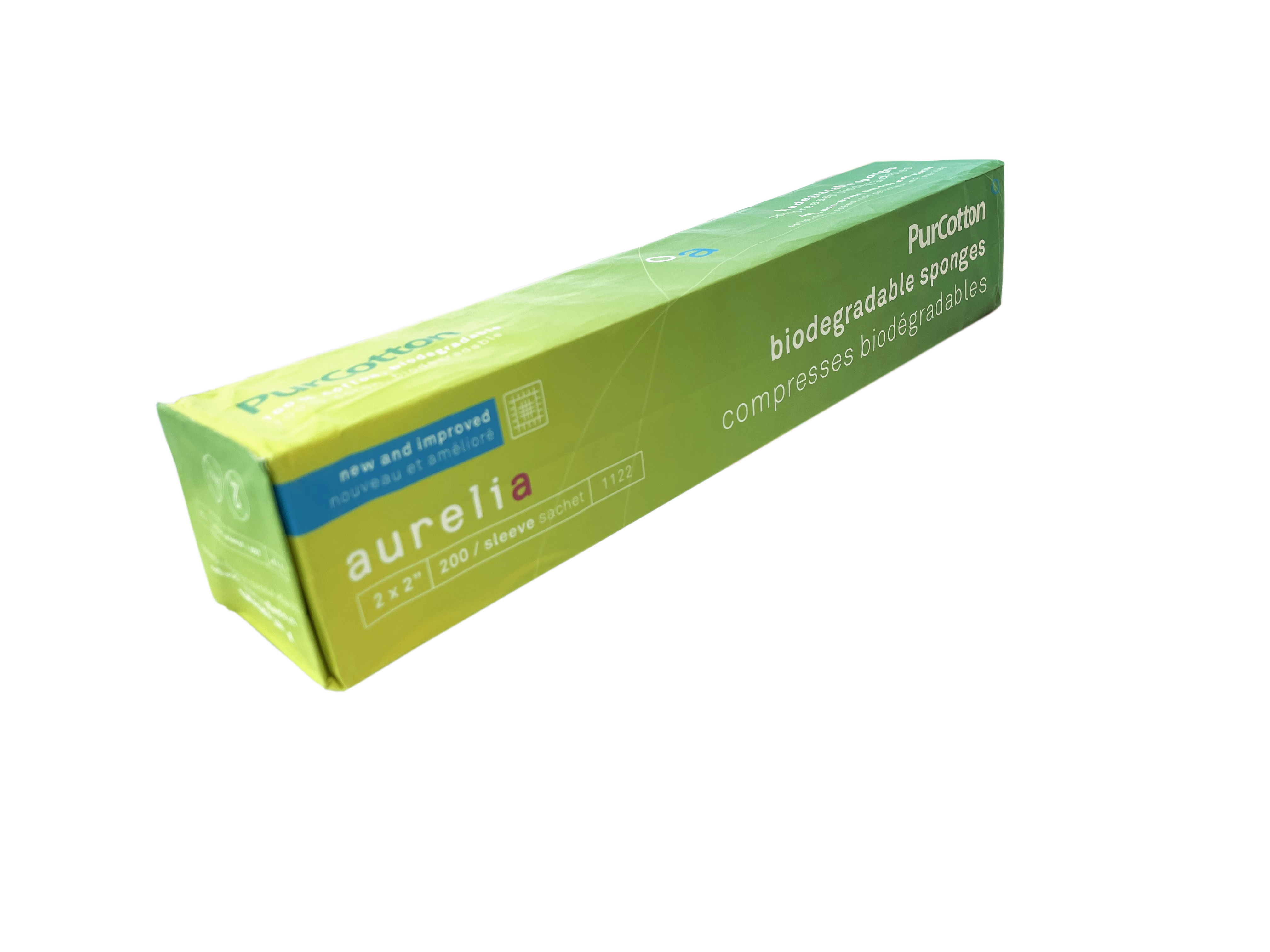 Aurelia PurCotton Gauze - Biodegradable Nonwoven Sponges for