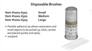 Disposable Brushes 100/Pack - 3Z Dental