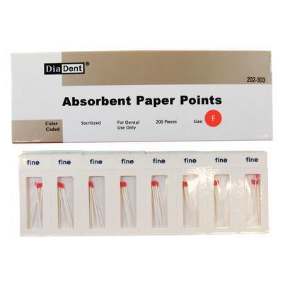 Absorbent Paper Points – Cell Pack, Accessory Sizes, 200/Box - 3Z Dental