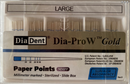 Dia-Pro W Gold Paper Points - Spill Proof 100/box - 3Z Dental