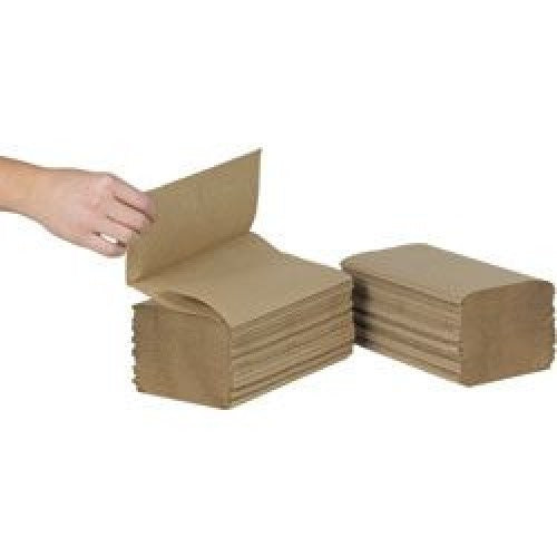 Paper Towels Single Fold Kraft - 16/case (4951843536941)