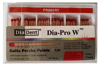 Dia-PRO W Gutta Percha - Spill Proof 60 pts/box - 3Z Dental