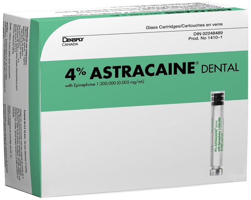 Astracaine 4% Injectable Anesthetics 1.8ml, 100/pk - 3Z Dental (4961969897517)